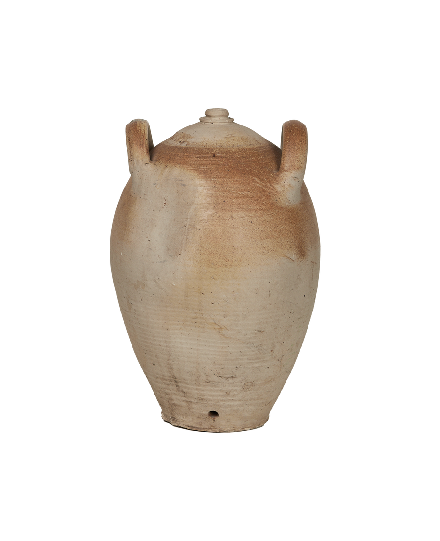 Antique Stoneware Jug from France made of Ceramic