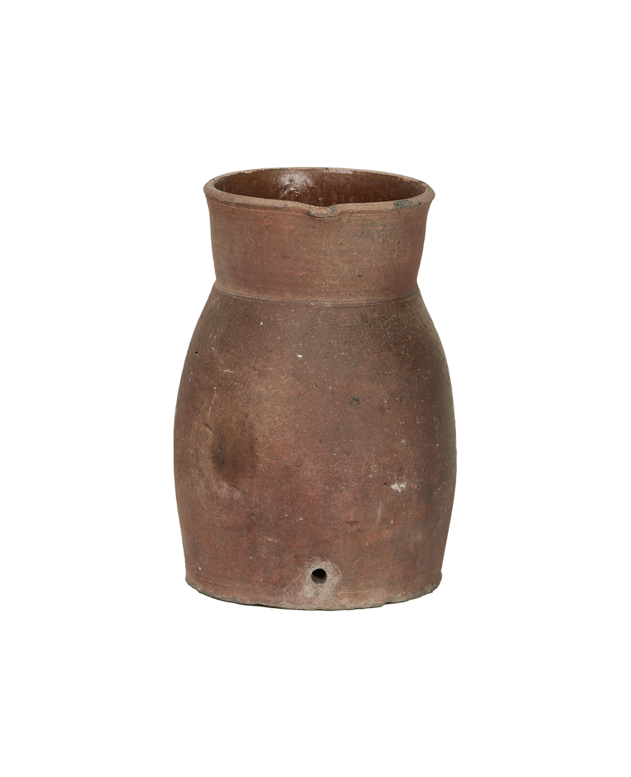 Antique Stoneware Pitcher from France made of Ceramic