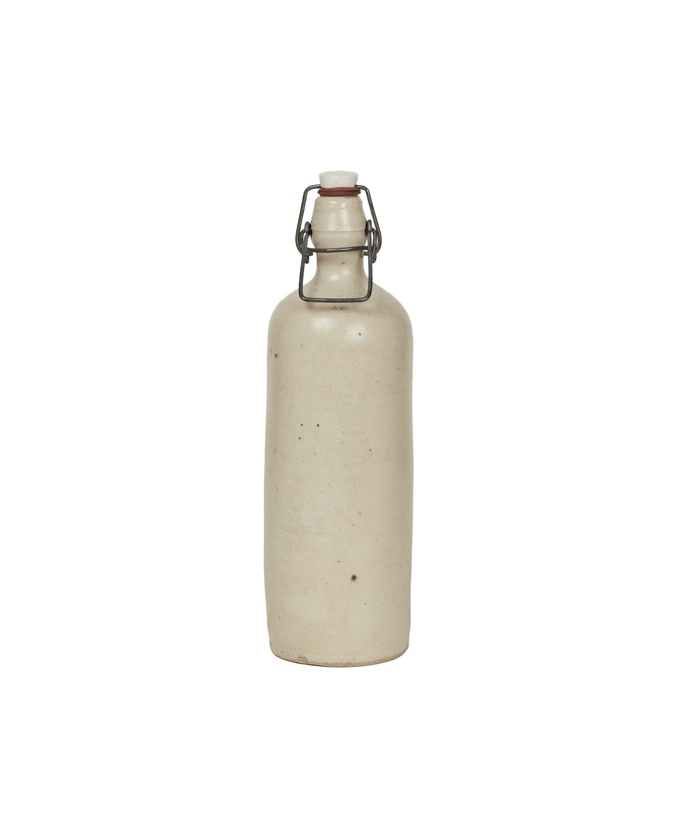 Antique Stoneware Oil Bottle from France made of Ceramic