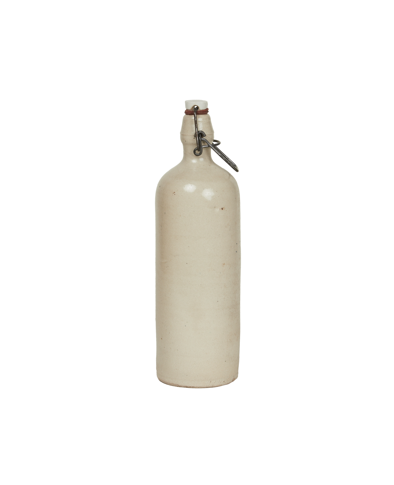 Antique Stoneware Oil Bottle from France made of Ceramic