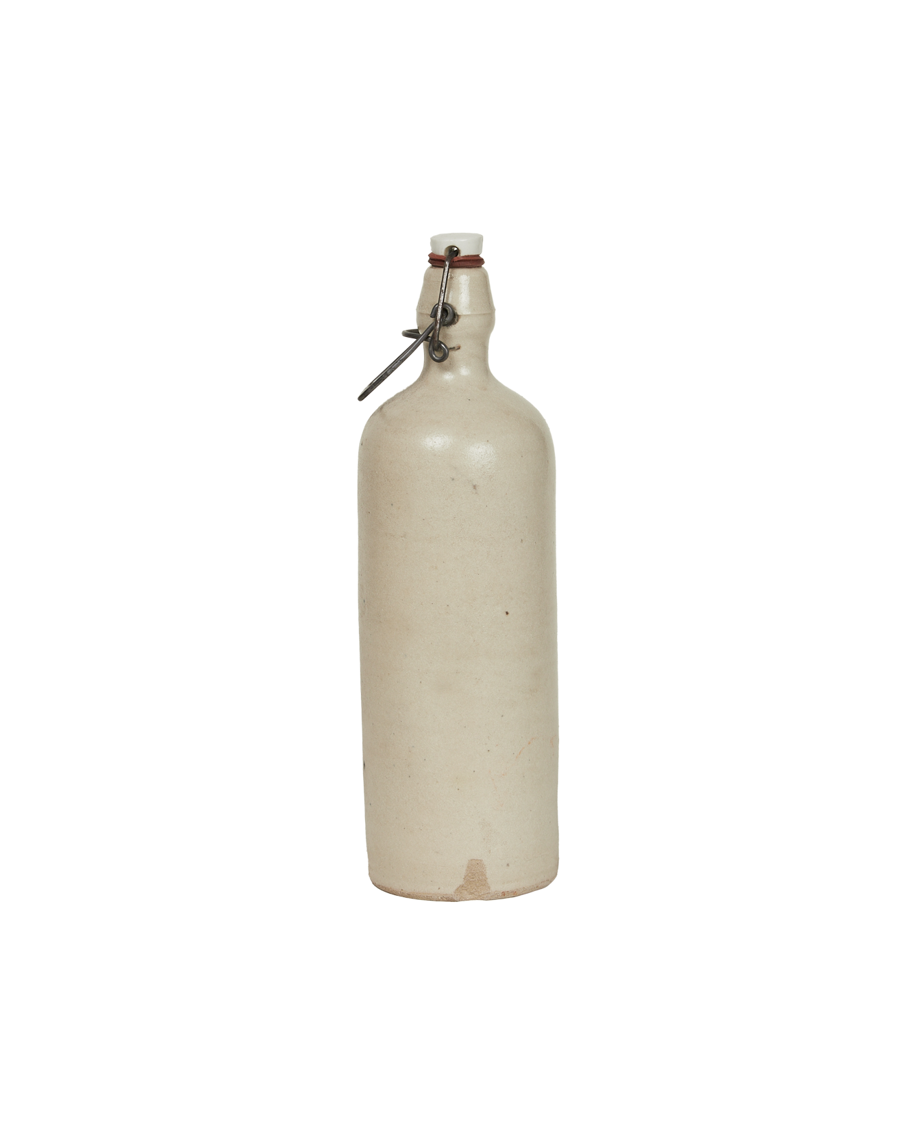 Antique Stoneware Oil Bottle from France made of Ceramic