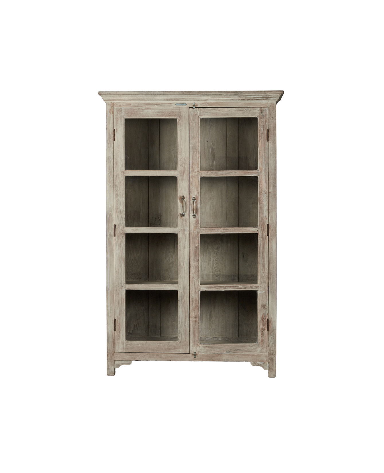 Vintage Wood Cabinet - Bleached from India made of Wood