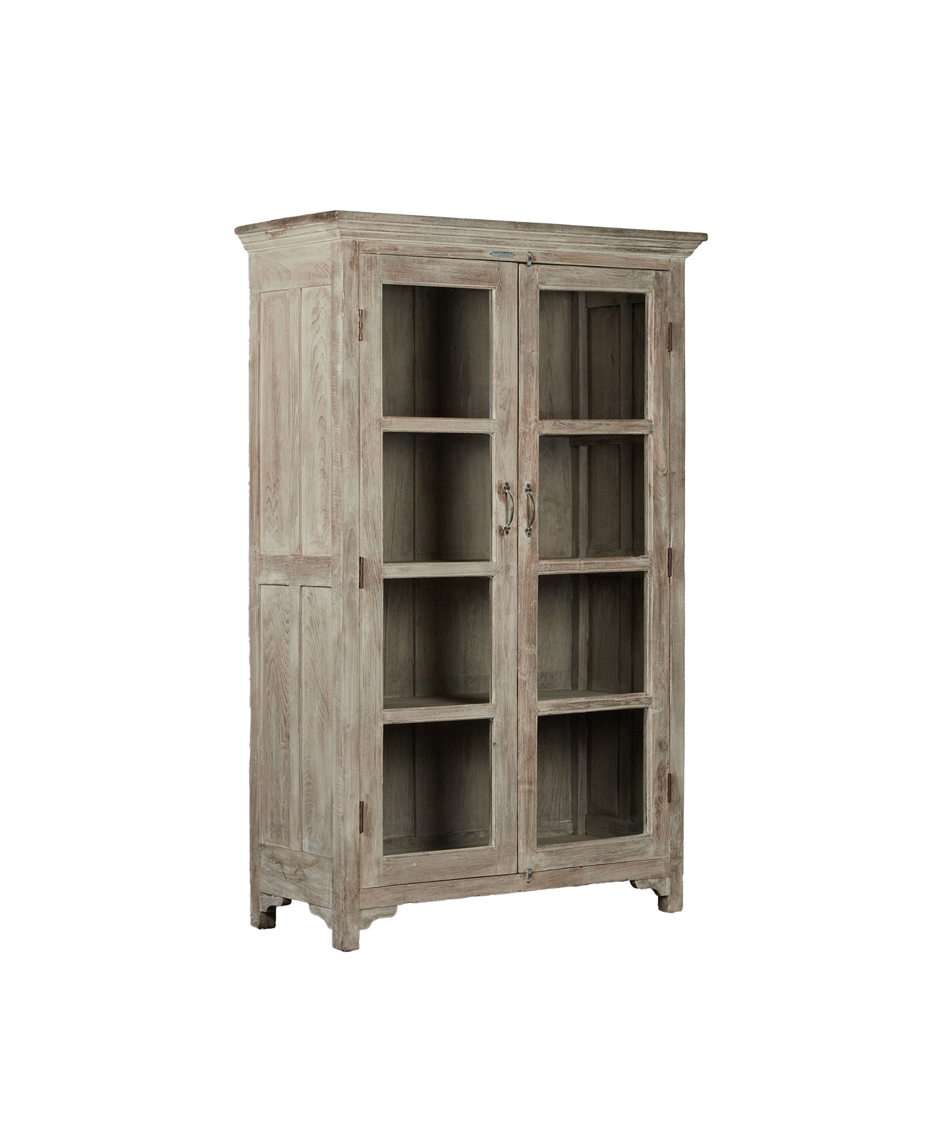 Vintage Wood Cabinet - Bleached from India made of Wood