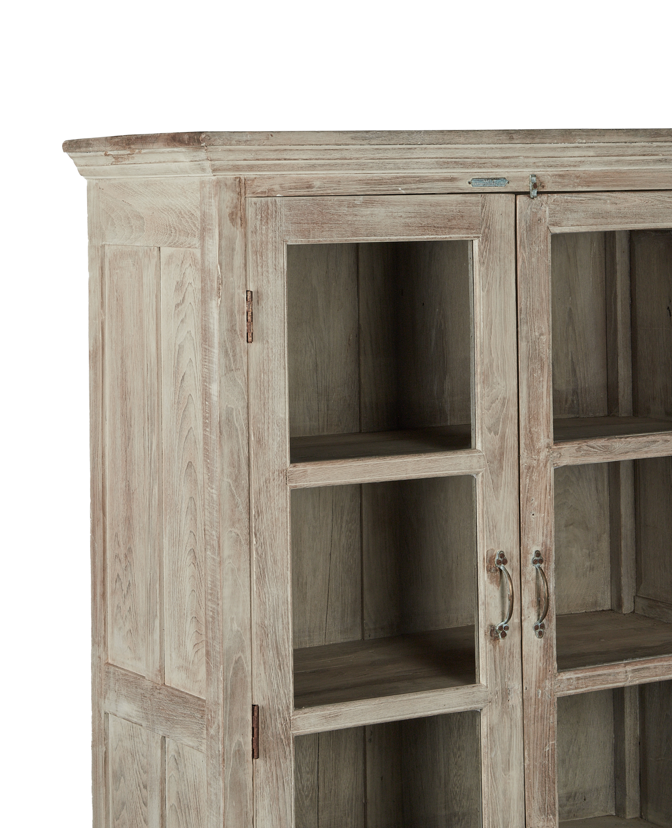Vintage Wood Cabinet - Bleached from India made of Wood