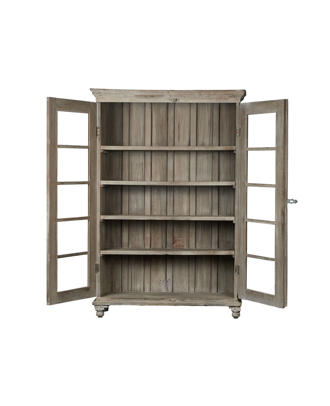 Vintage Wood Cabinet - Bleached from India made of Wood