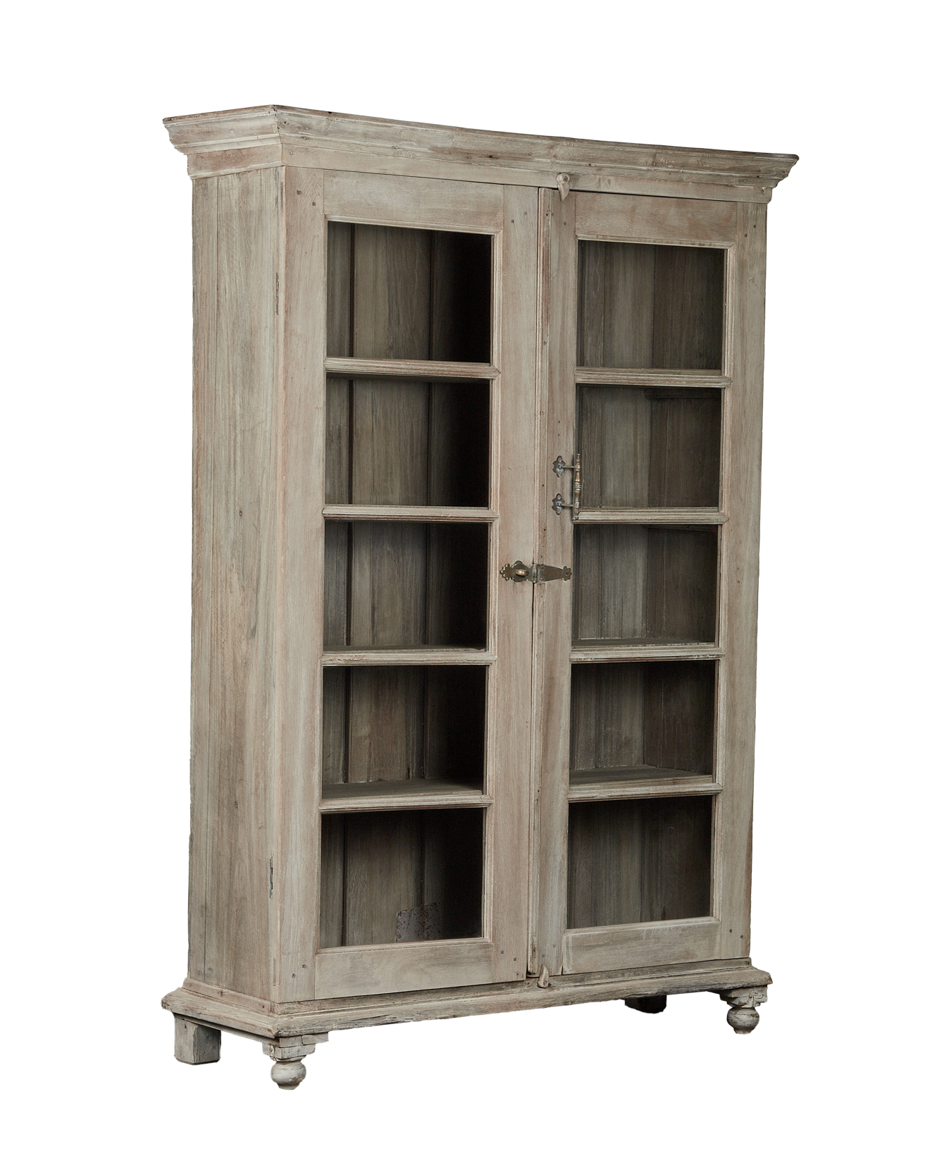 Vintage Wood Cabinet - Bleached from India made of Wood