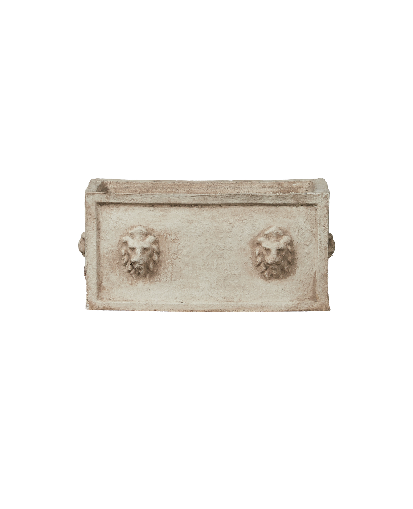 Reproduction Cast Lion Planter Box from Domestic made of Cement