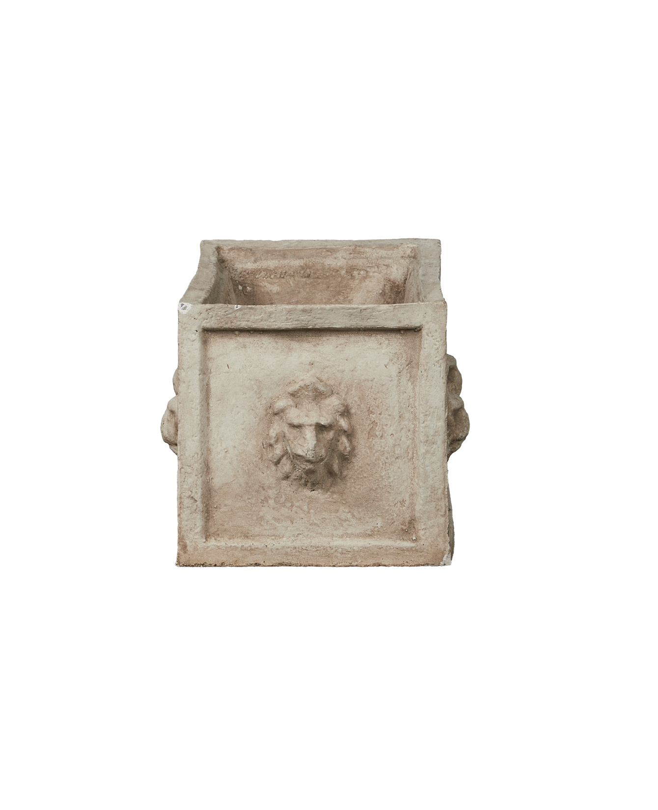 Reproduction Cast Lion Planter Box from Domestic made of Cement