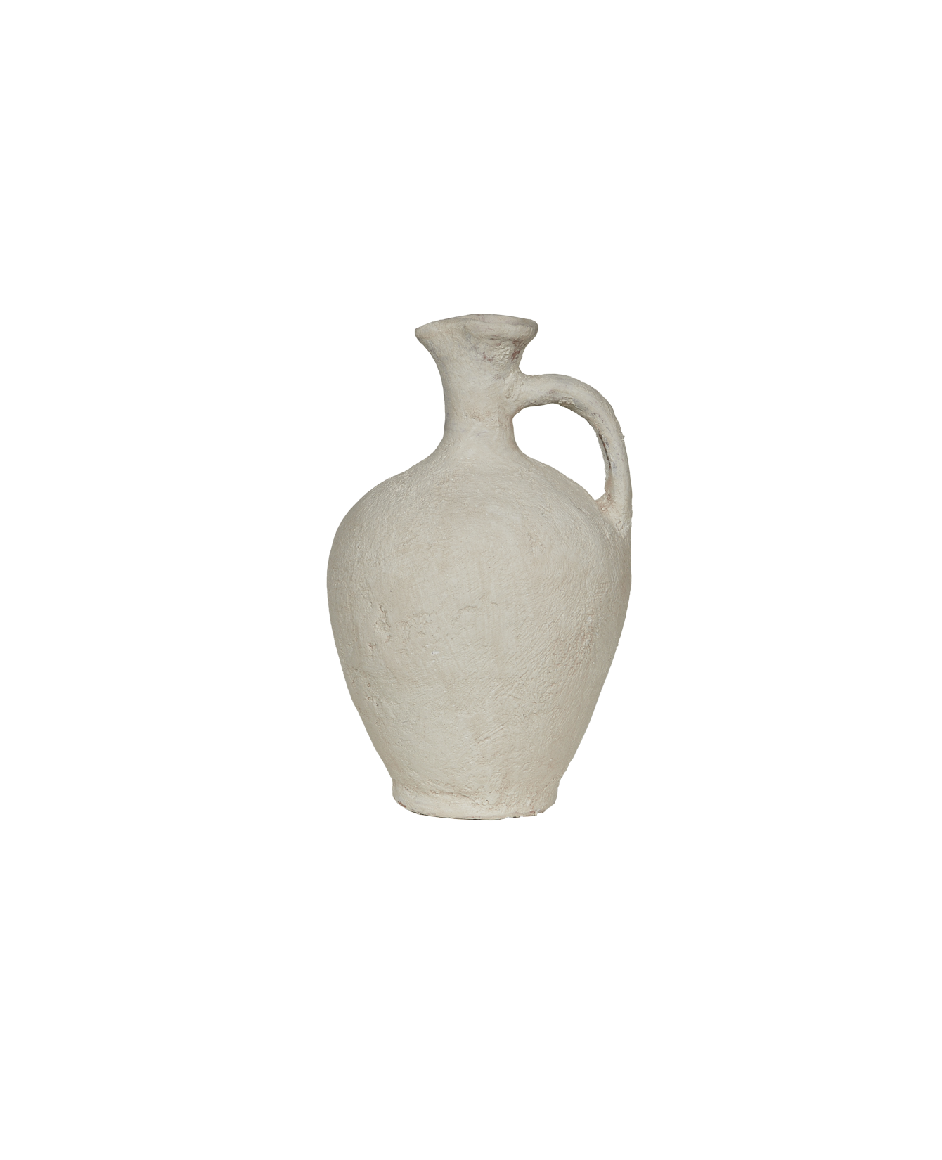 Deadstock Pinch Neck Vase - Limewash from Turkey made of Ceramic