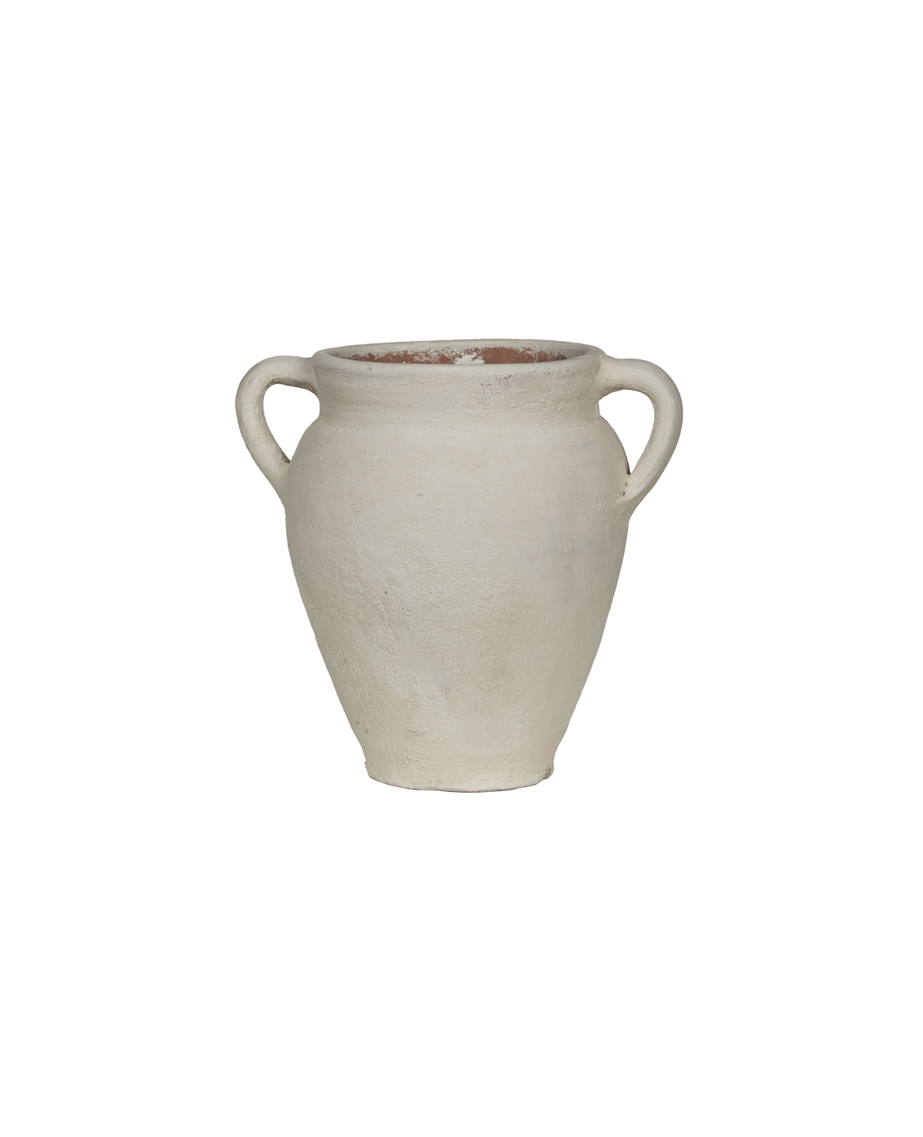 Vintage Two Handle Pot - Limewash from Turkey made of Ceramic