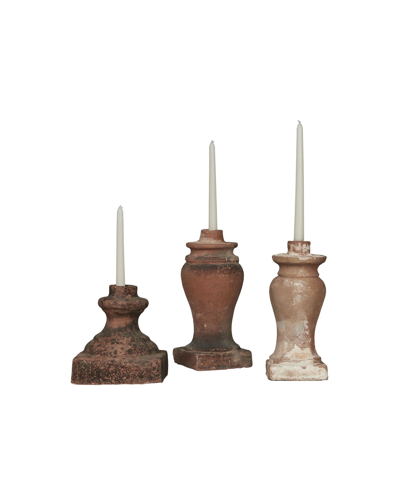 Antique Candle Votive Column - Hourglass from Greece made of Ceramic