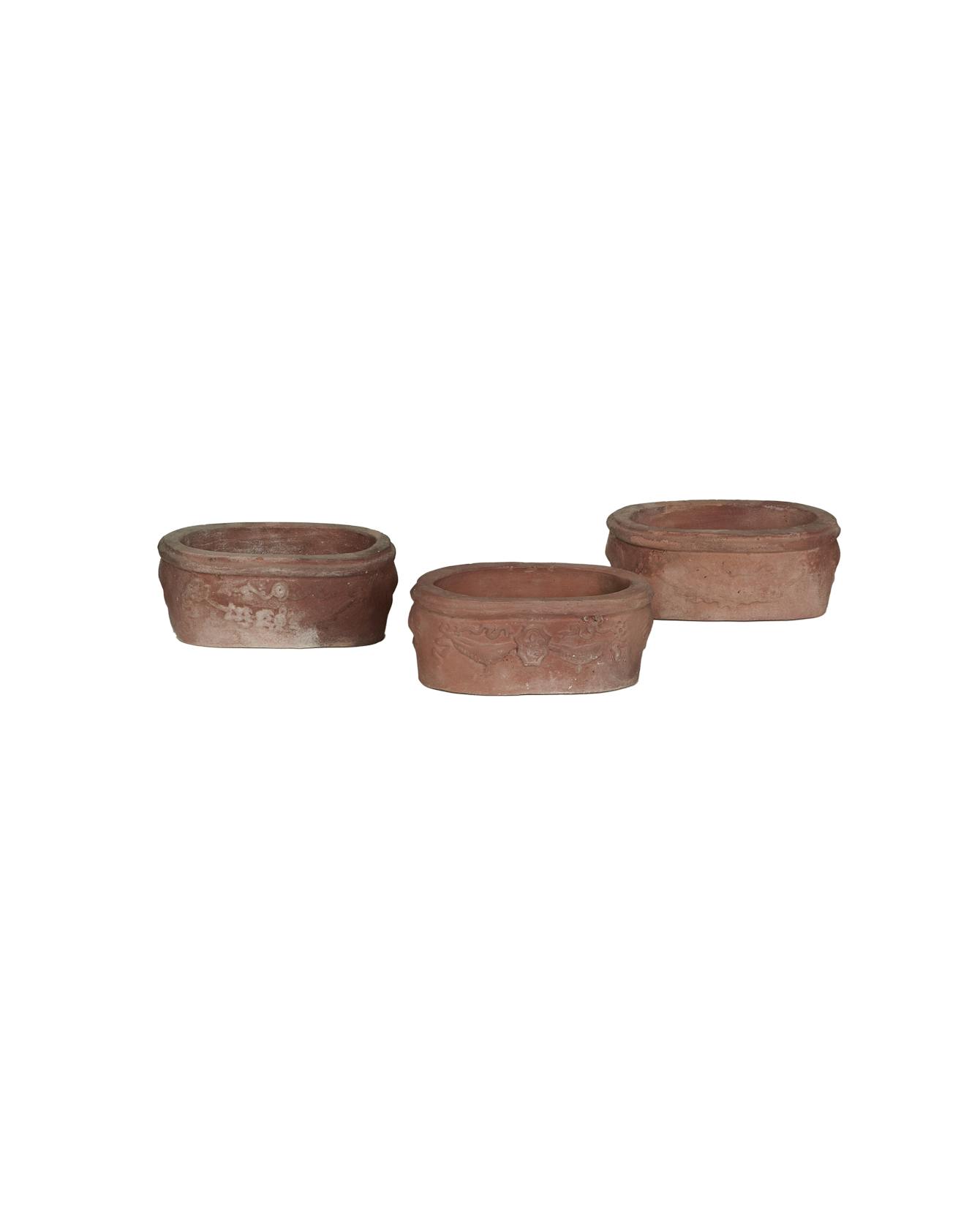 Antique Terra Cotta Herb Planter from Greece made of Ceramic