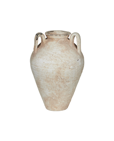 Antique Elios Jar - 2 Handle from Greece made of Ceramic