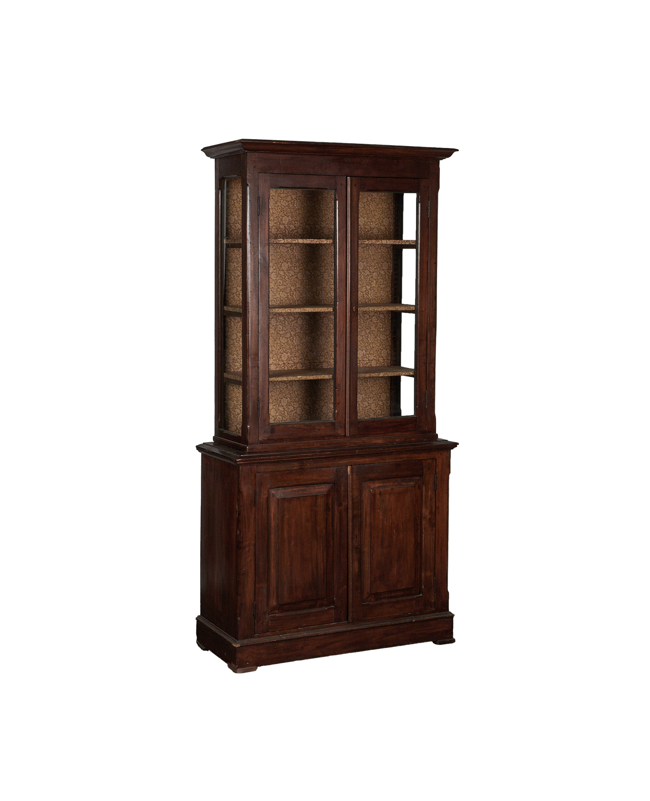 Vintage Wood Cabinet - Paisley Backing from Italy made of Wood