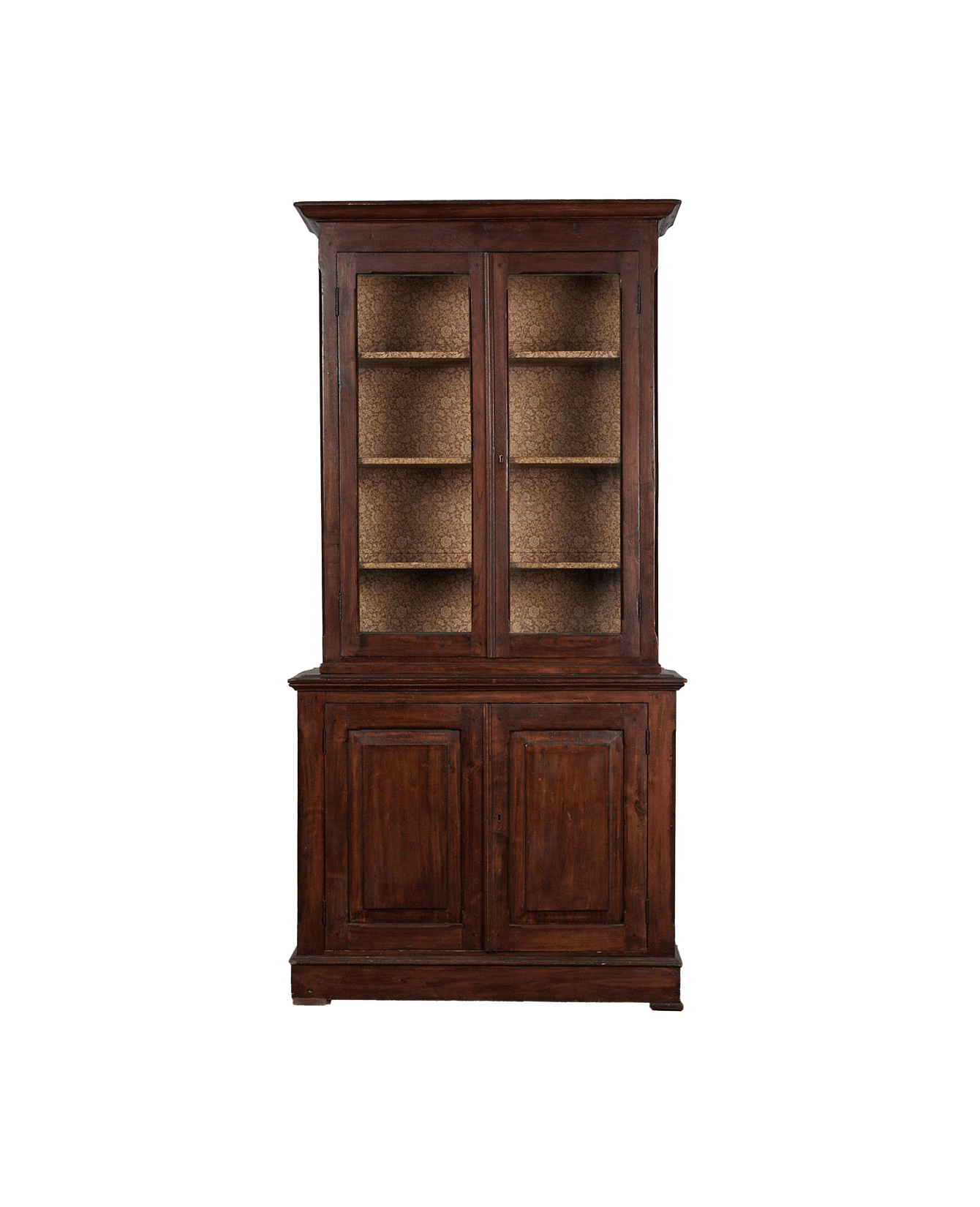 Vintage Wood Cabinet - Paisley Backing from Italy made of Wood