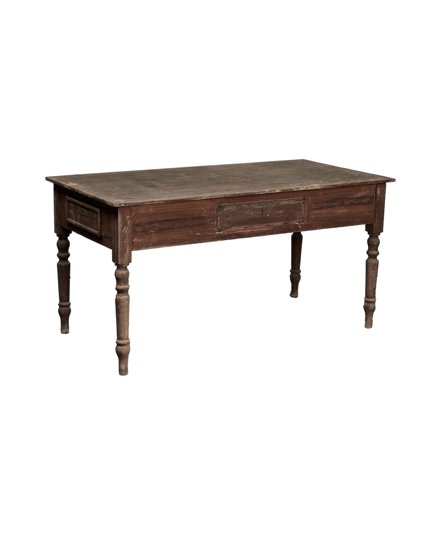 Vintage Wood Desk from Italy made of Wood
