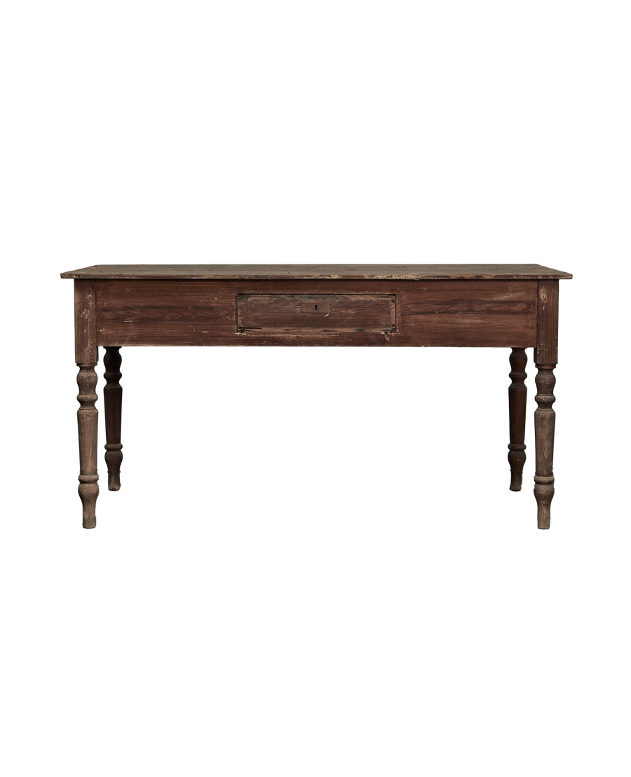 Vintage Wood Desk from Italy made of Wood