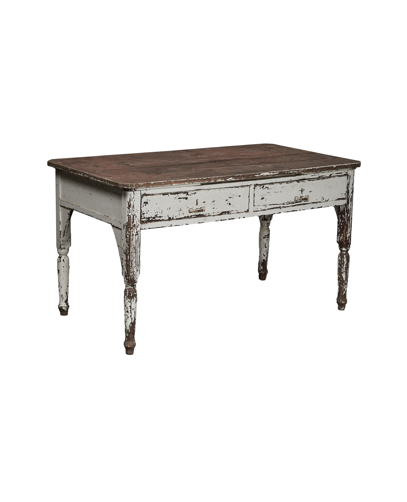 Vintage Painted Wood Desk from Italy made of Wood