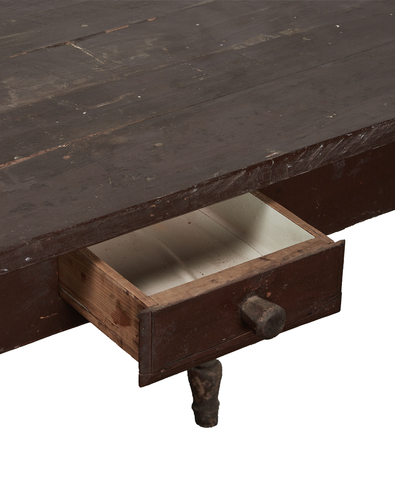 Vintage Wood Desk from Italy made of Wood