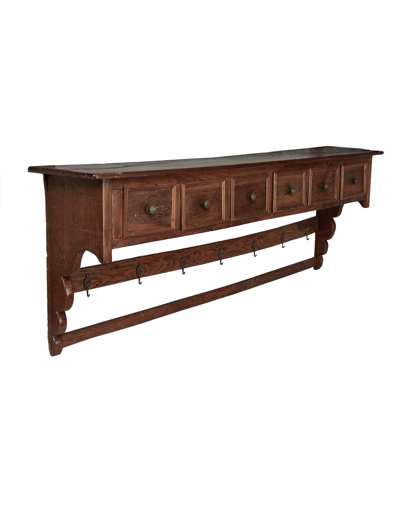Vintage Hanging Drawer Shelf from Italy made of Wood
