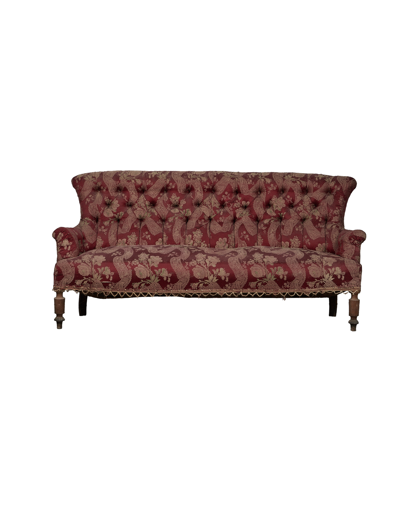 Vintage Floral Loveseat - As Is from Italy made of Upholstery