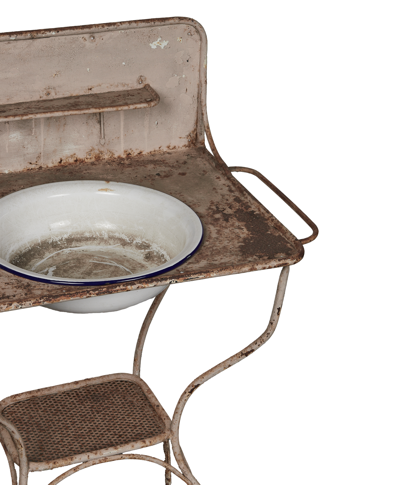 Antique Sink Vanity from Italy made of Metal