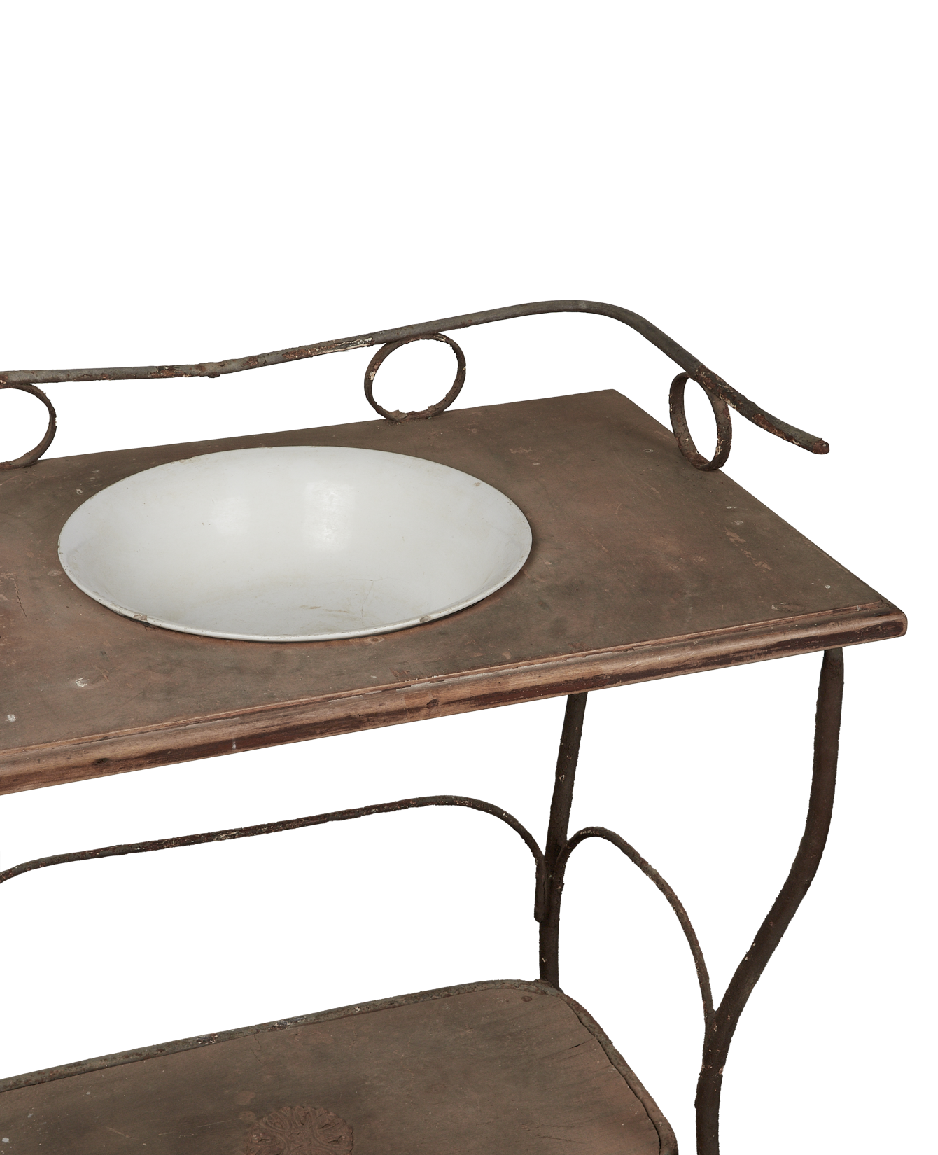 Antique Sink Vanity from Italy made of Metal
