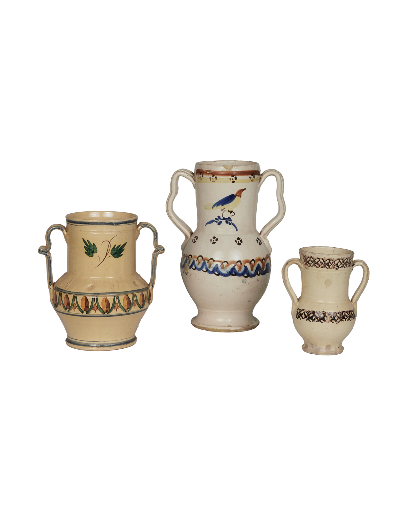 Antique Puglia Vase - Hand Painted from Italy made of Ceramic
