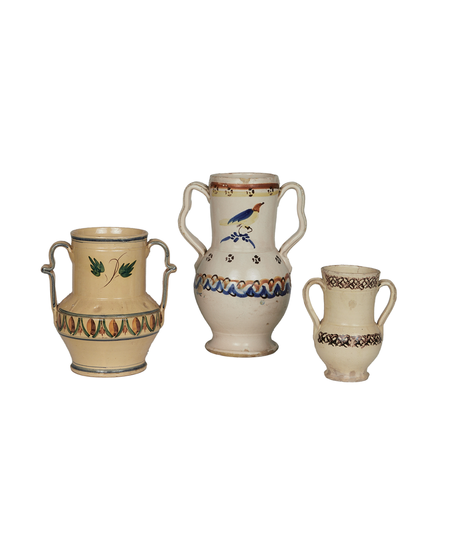 Antique Puglia Vase - Hand Painted from Italy made of Ceramic