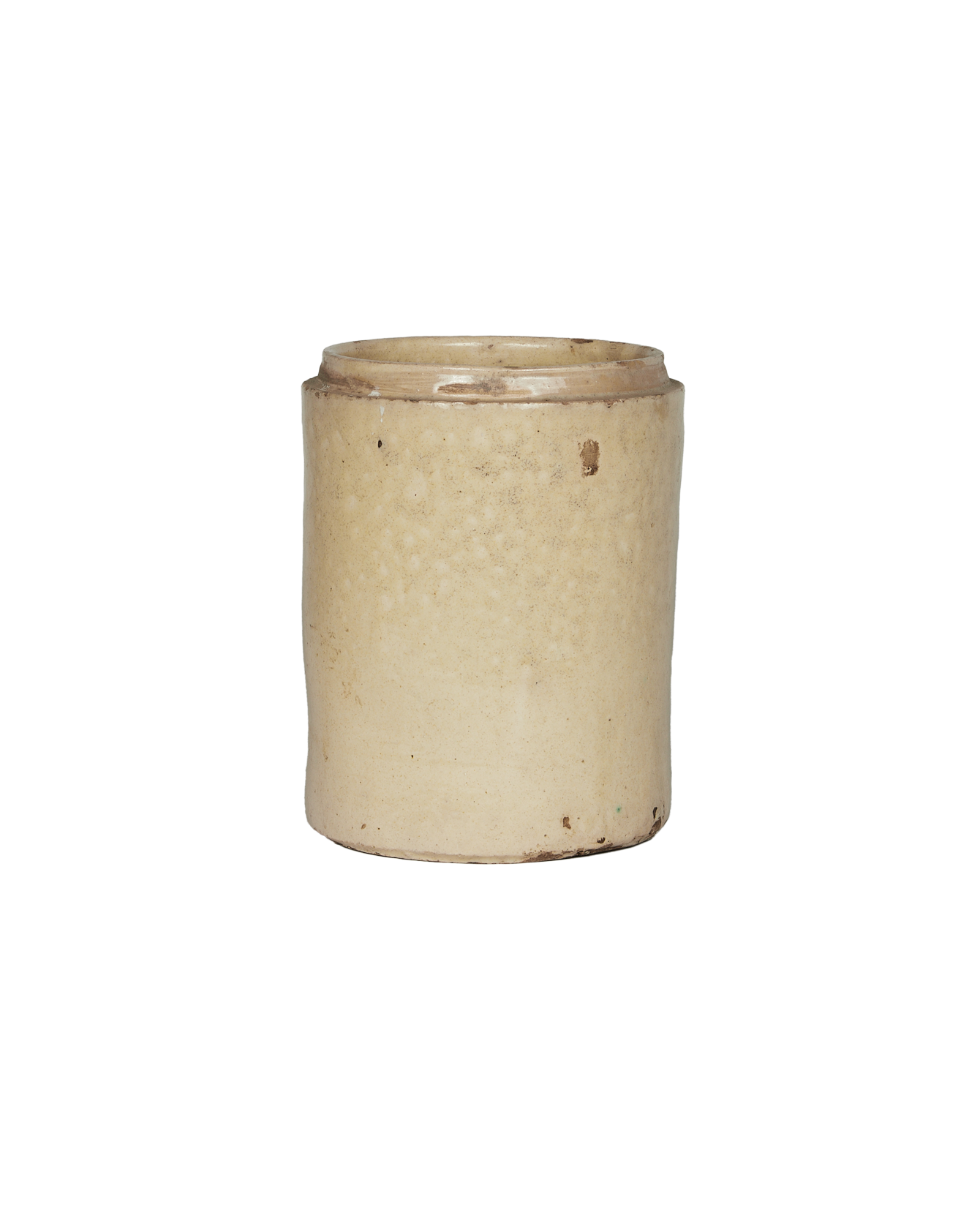 Vintage Puglia Jar - Avorio Glaze from Italy made of Ceramic