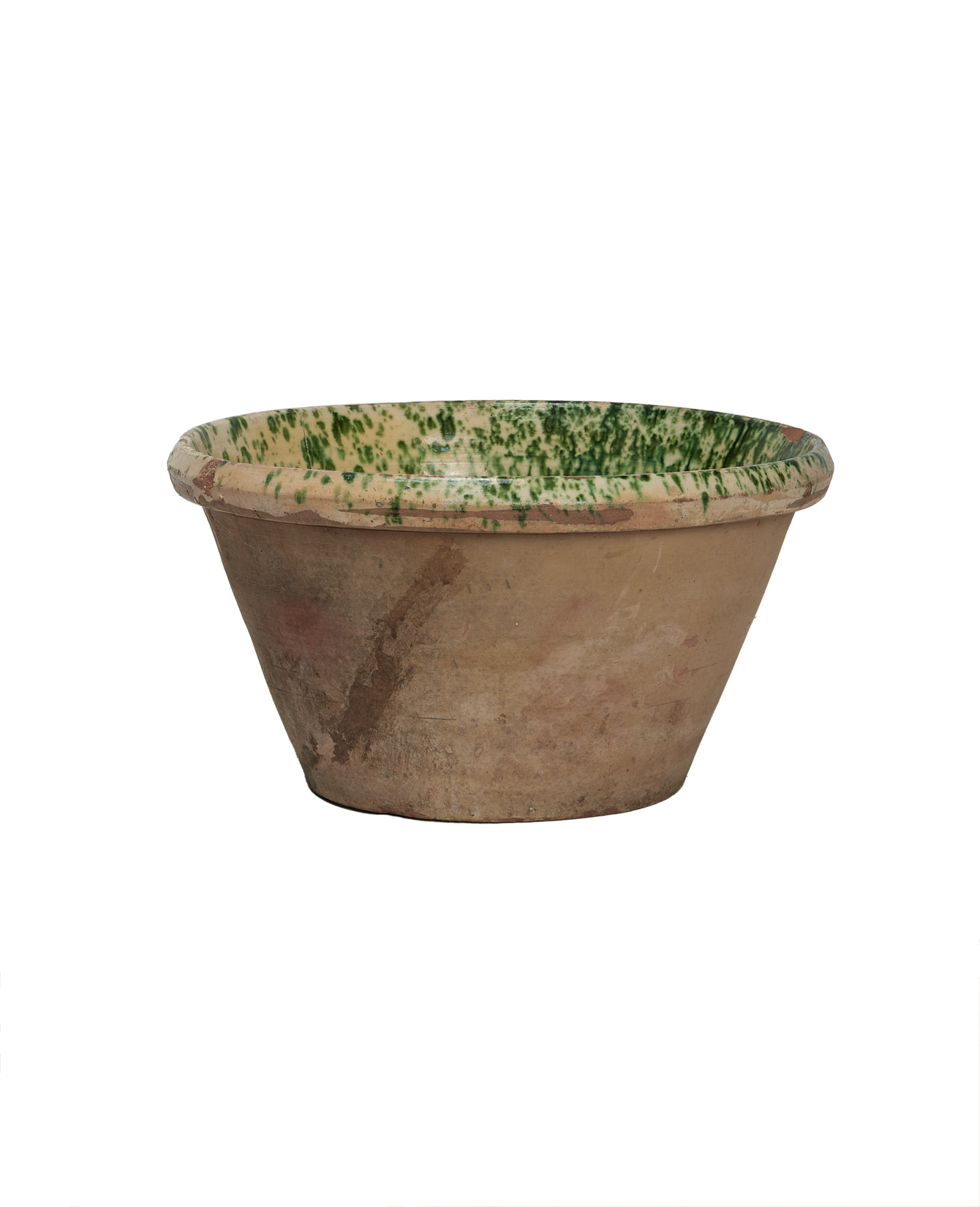 Antique Passata Bowl - Irpino Verde Glaze from Italy made of Ceramic