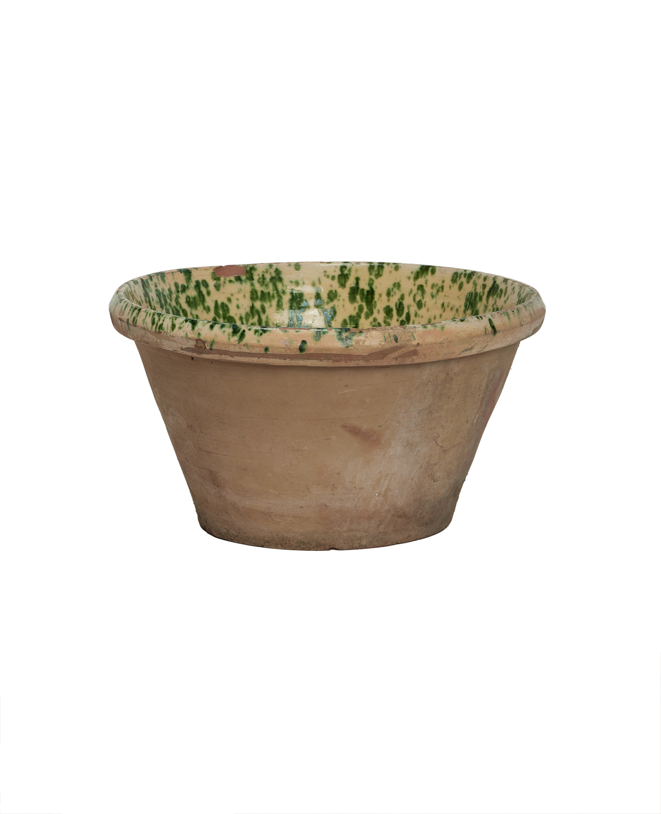 Antique Passata Bowl - Irpino Verde Glaze from Italy made of Ceramic