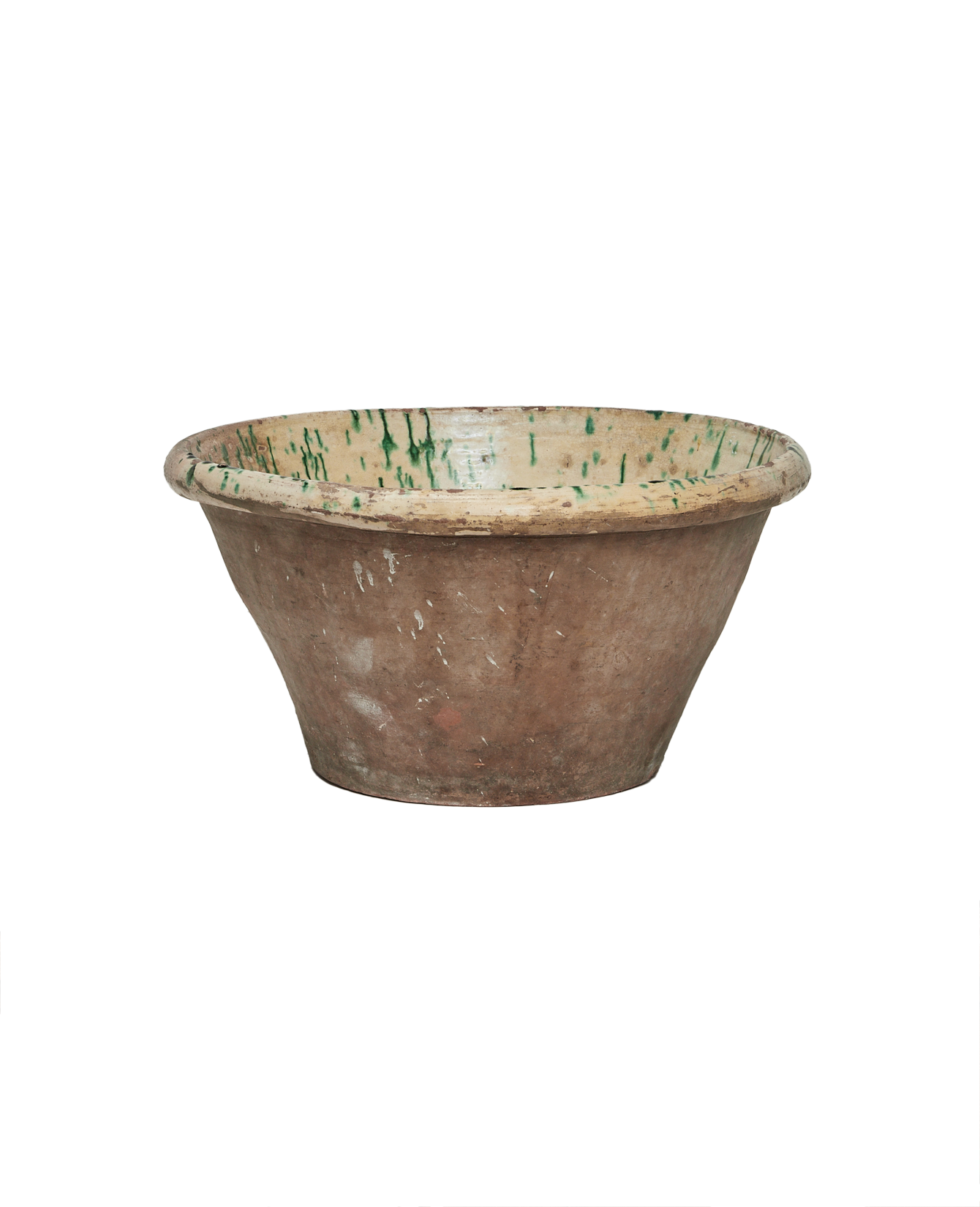 Antique Passata Bowl - Irpino Verde Glaze from Italy made of Ceramic