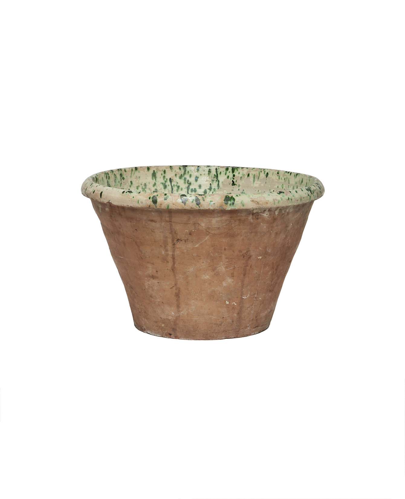 Antique Passata Bowl - Irpino Verde Glaze from Italy made of Ceramic