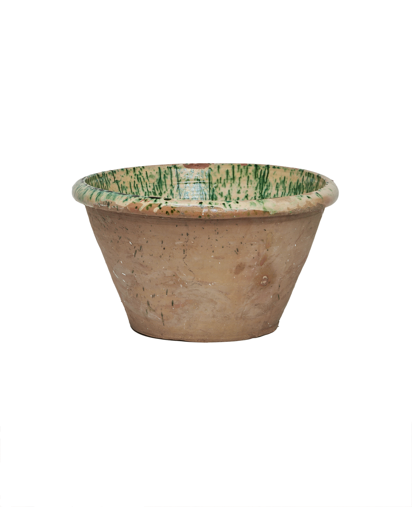 Antique Passata Bowl - Irpino Verde Glaze from Italy made of Ceramic