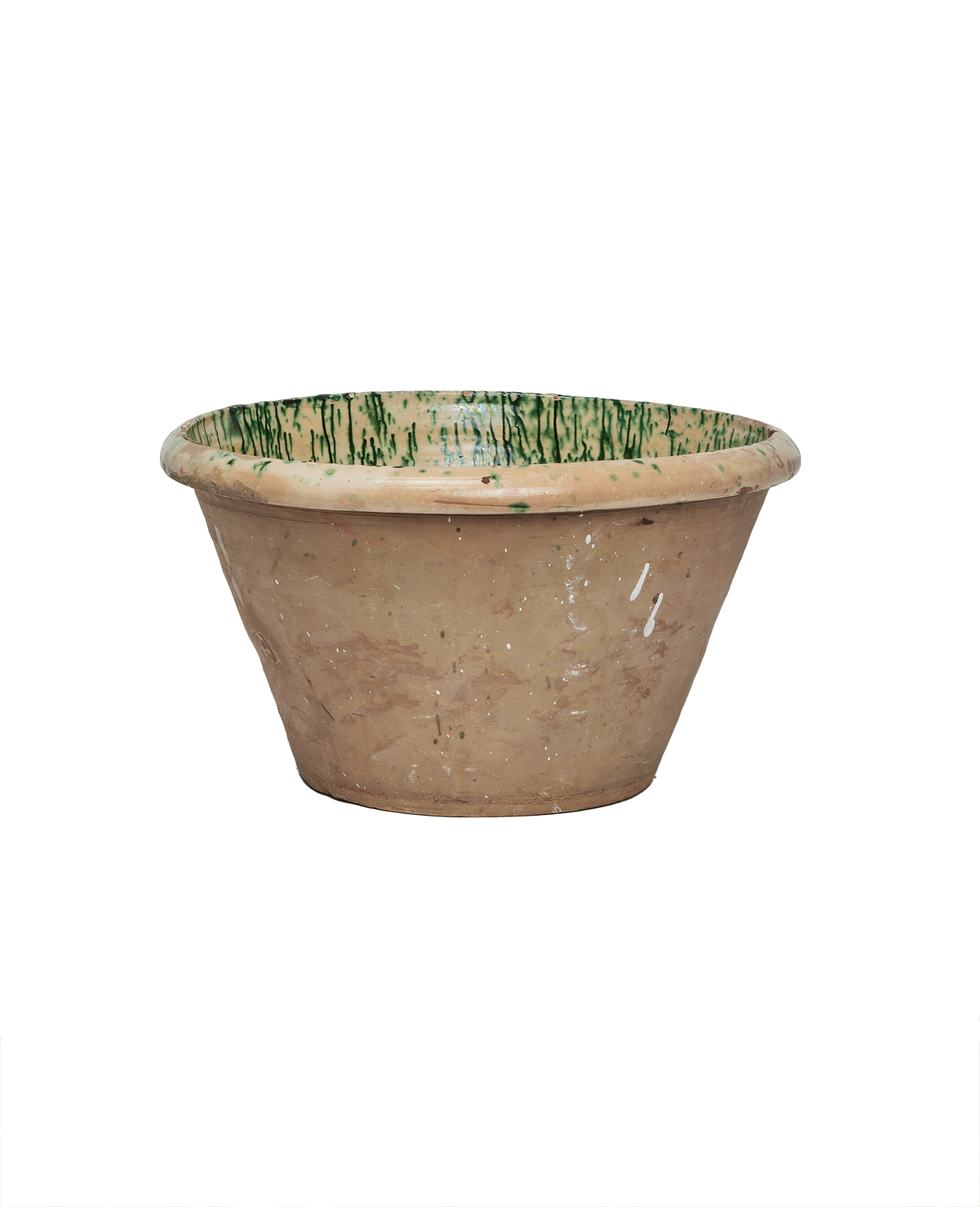 Antique Passata Bowl - Irpino Verde Glaze from Italy made of Ceramic