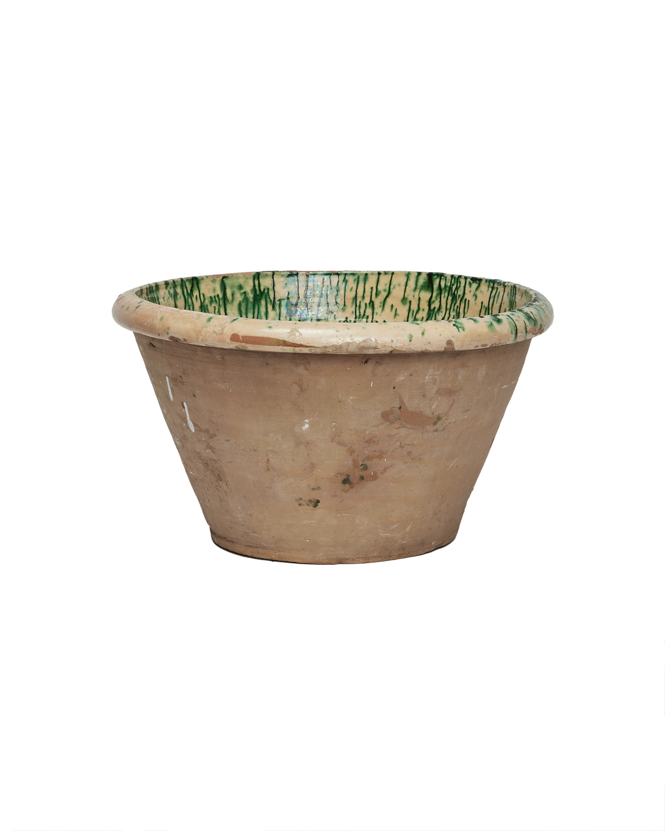 Antique Passata Bowl - Irpino Verde Glaze from Italy made of Ceramic
