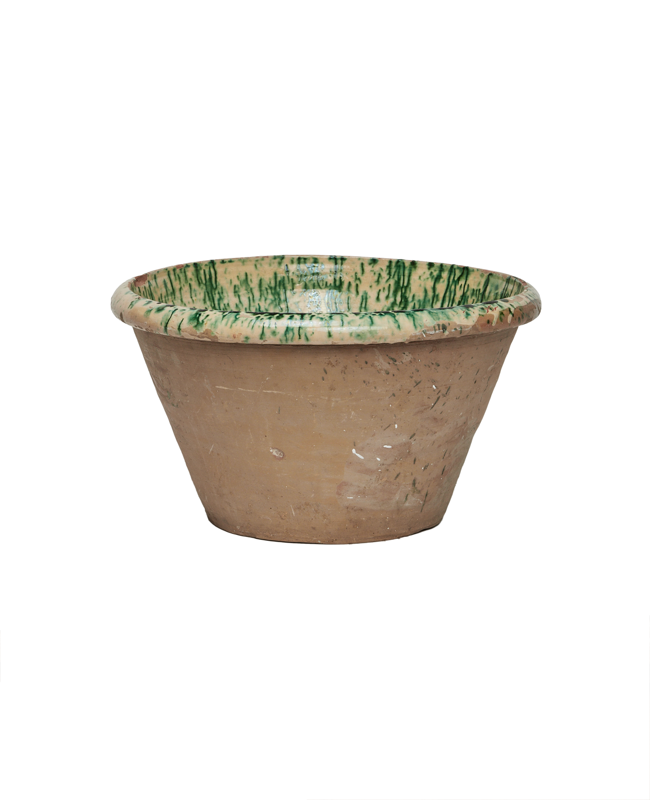 Antique Passata Bowl - Irpino Verde Glaze from Italy made of Ceramic