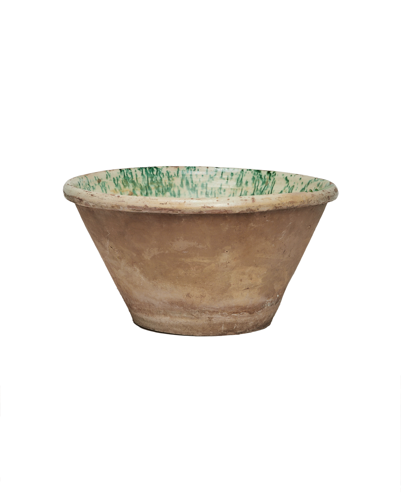 Antique Passata Bowl - Irpino Verde Glaze from Italy made of Ceramic