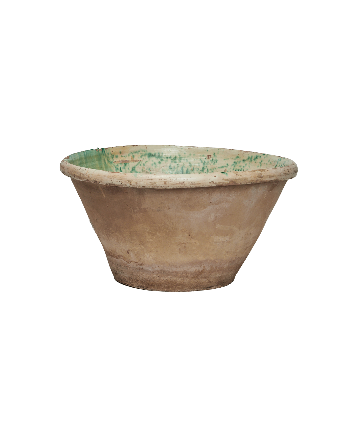 Antique Passata Bowl - Irpino Verde Glaze from Italy made of Ceramic