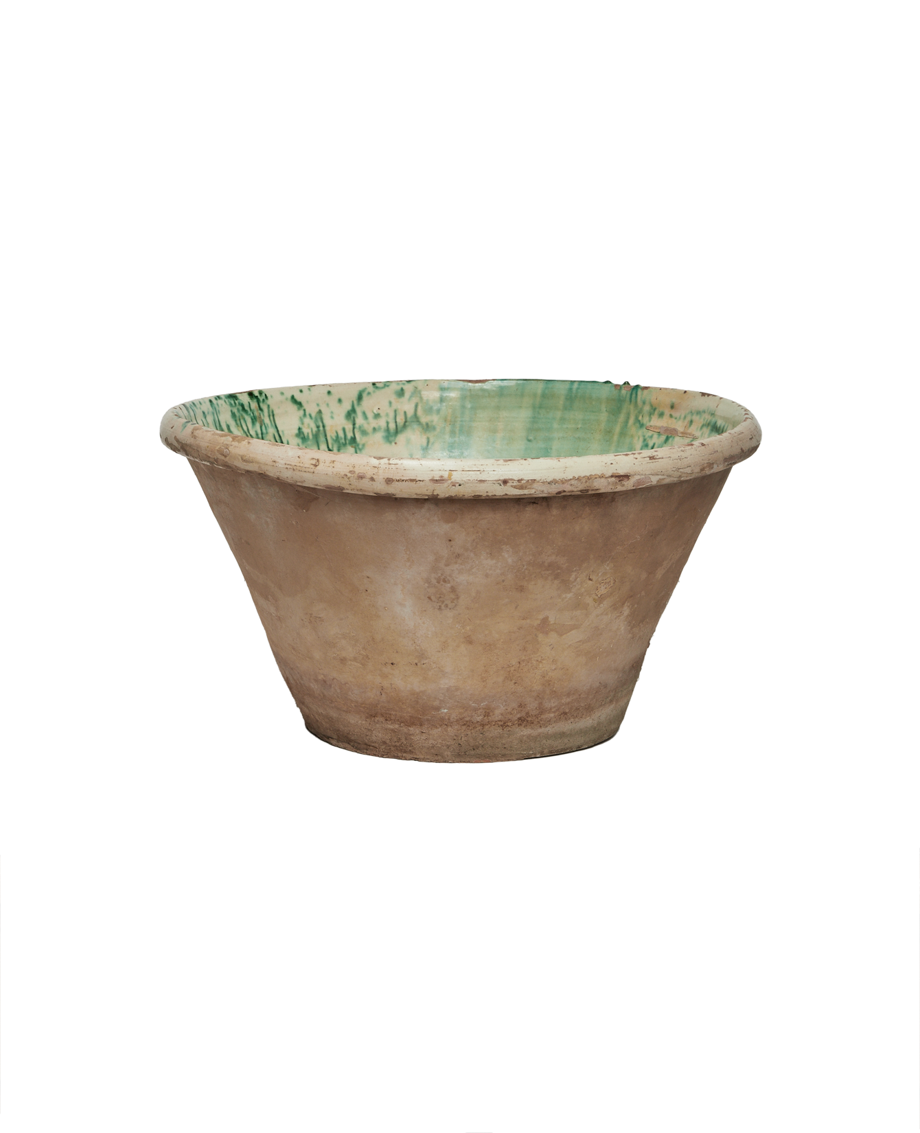 Antique Passata Bowl - Irpino Verde Glaze from Italy made of Ceramic
