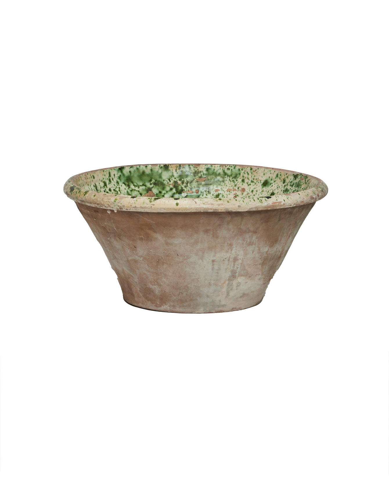 Antique Passata Bowl - Irpino Verde Glaze from Italy made of Ceramic
