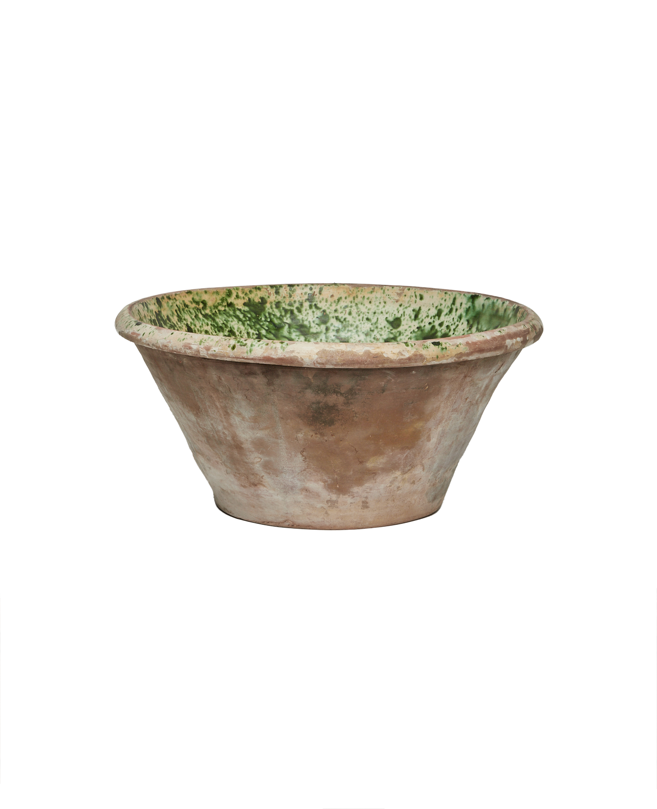Antique Passata Bowl - Irpino Verde Glaze from Italy made of Ceramic