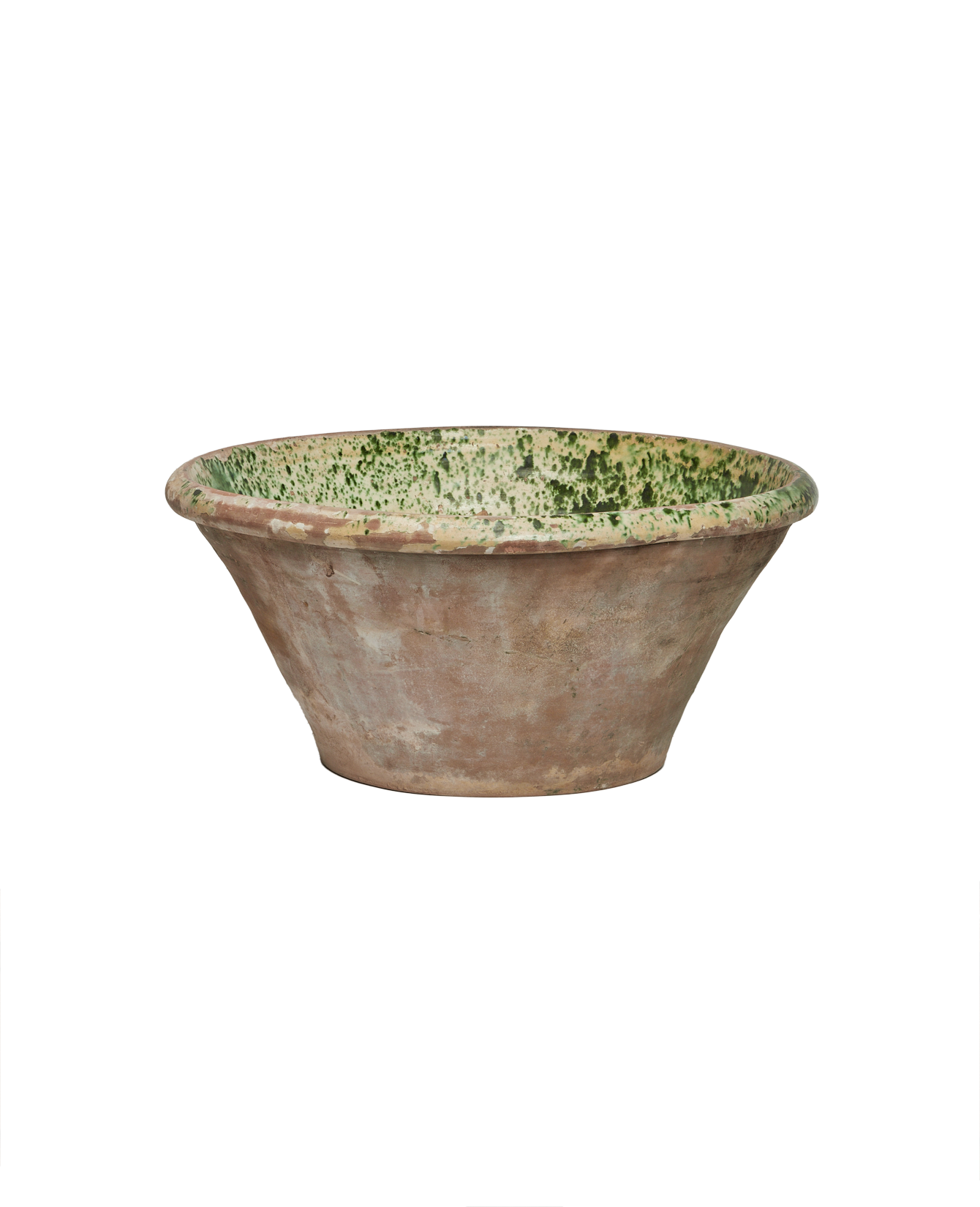 Antique Passata Bowl - Irpino Verde Glaze from Italy made of Ceramic