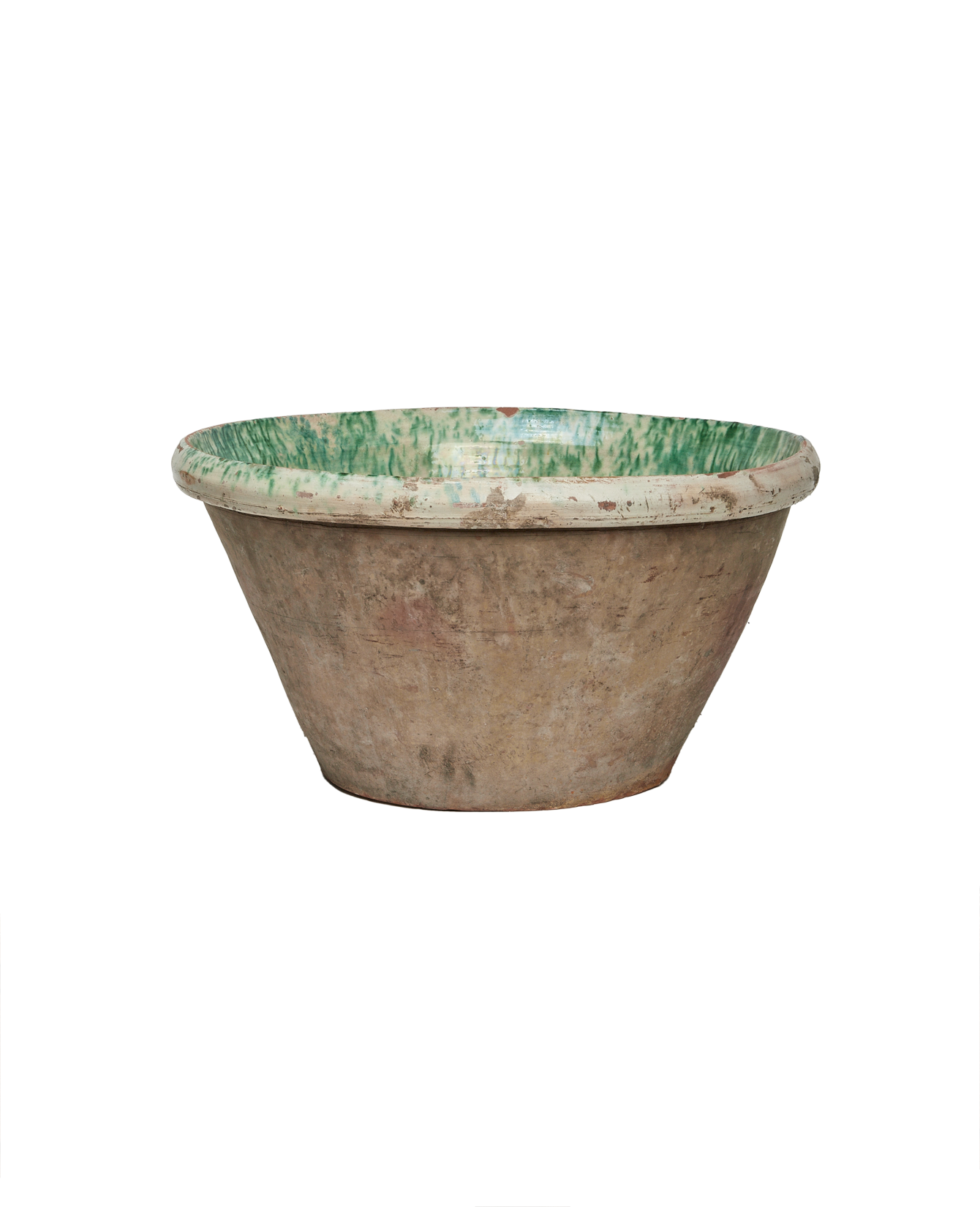 Antique Passata Bowl - Irpino Verde Glaze from Italy made of Ceramic
