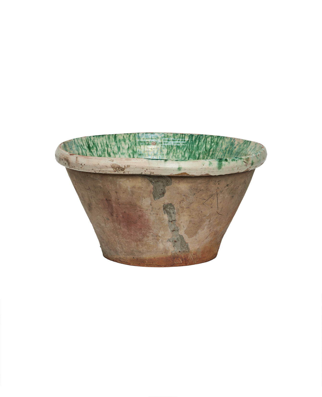 Antique Passata Bowl - Irpino Verde Glaze from Italy made of Ceramic