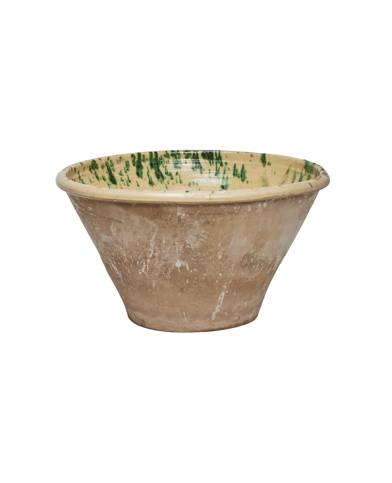 Antique Passata Bowl - Irpino Verde Glaze from Italy made of Ceramic