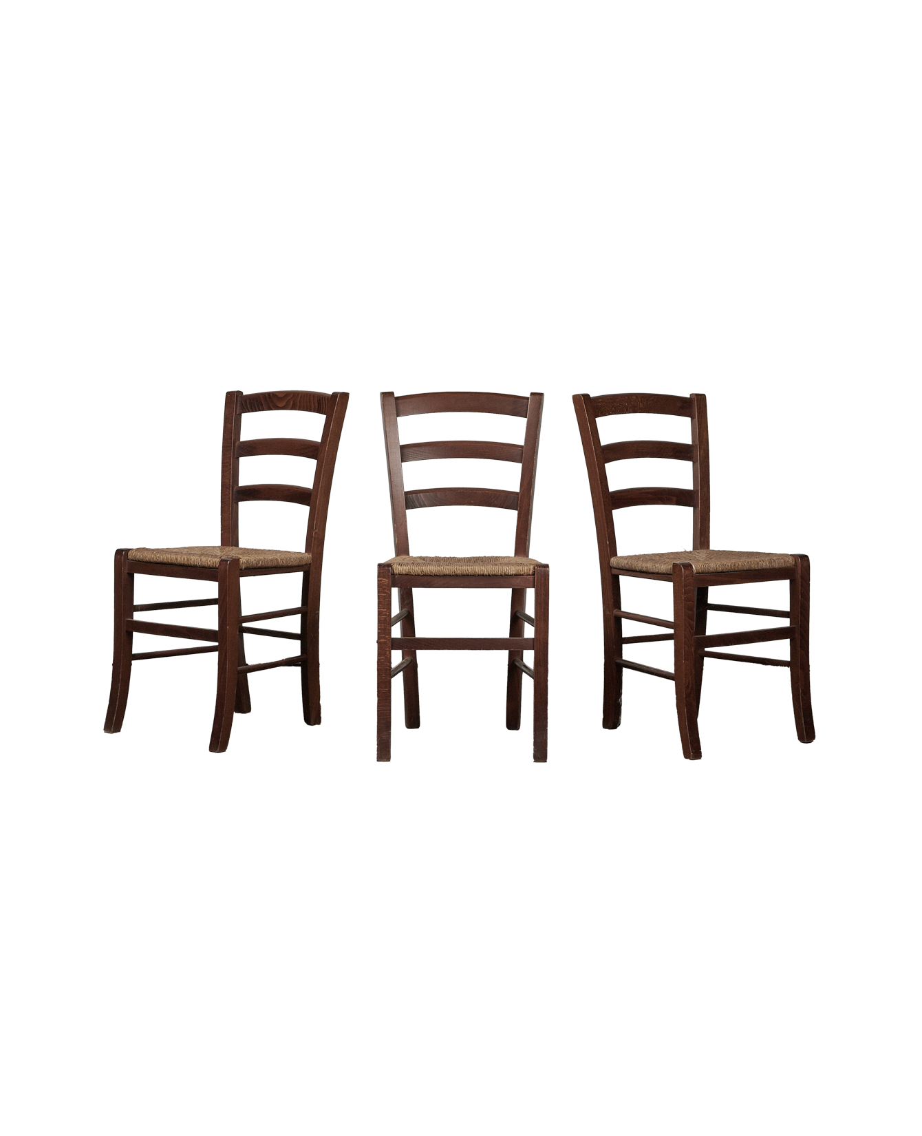 Vintage Rush Seat Chair - Natural from Italy made of Wood
