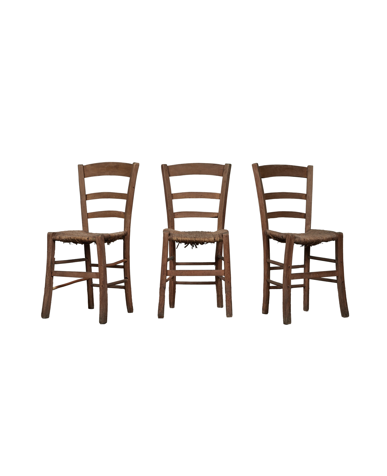 Vintage Rush Seat Chair - Blonde from Italy made of Wood