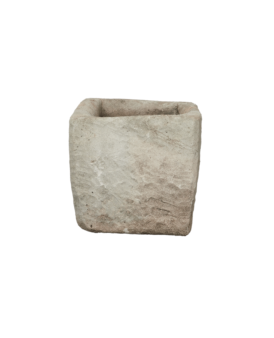 Vintage Limestone Trough - Rectangle from Indonesia - Planters, Fountains, & Water Features